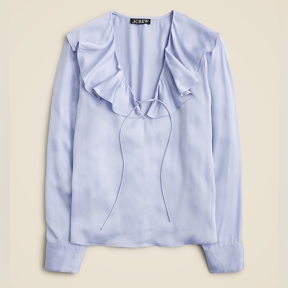 J. Crew Goldie top in satin NWT